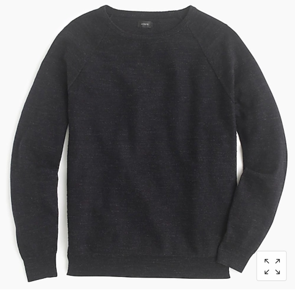 J Crew Slim Rugged Cotton Sweater, NWT